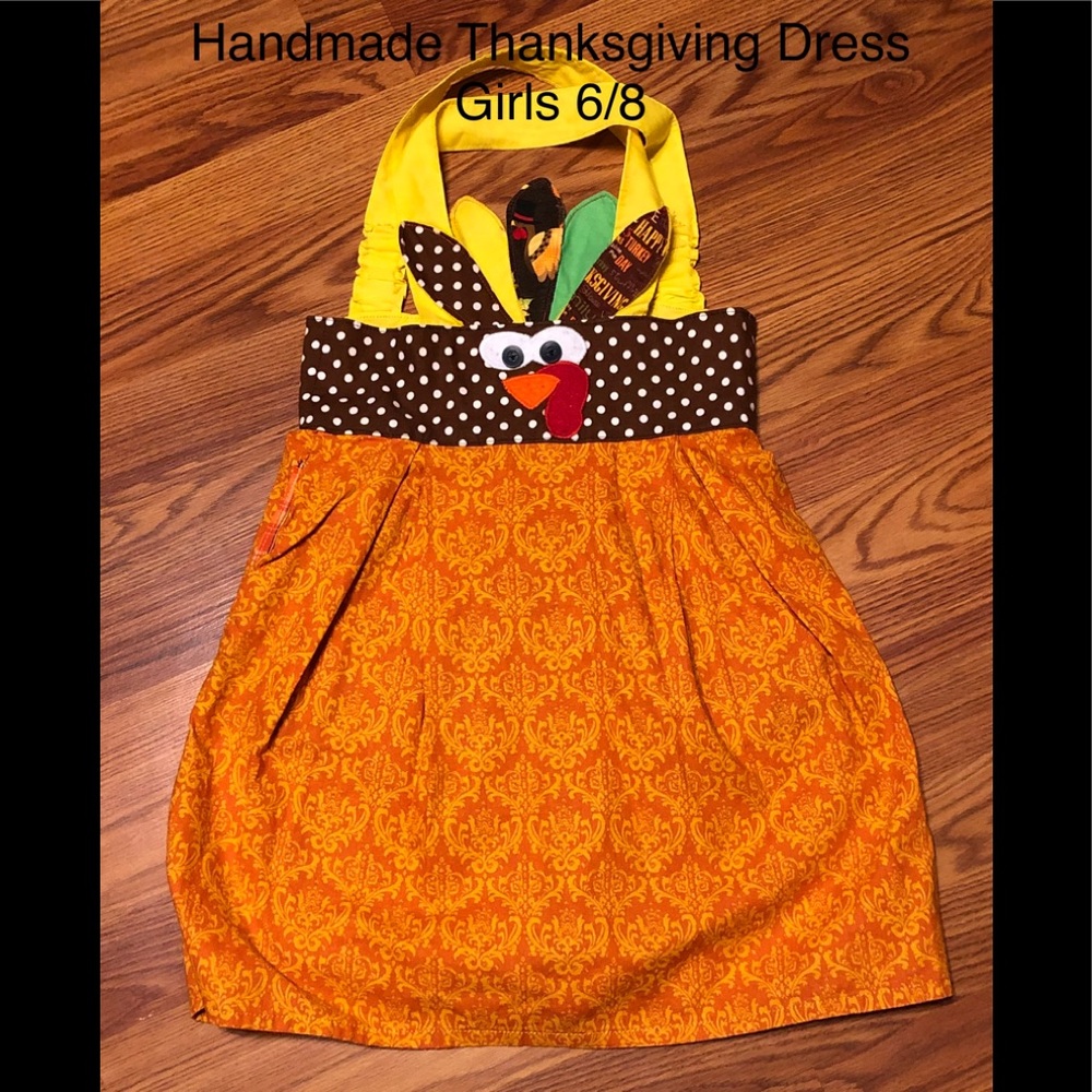 Handmade Thanksgiving Criss Cross Dress
